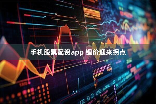 手机股票配资app 锂价迎来拐点