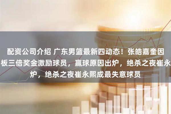 配资公司介绍 广东男篮最新四动态！张皓嘉奎因被抽中尿检，老板三倍奖金激励球员，赢球原因出炉，绝杀之夜崔永熙成最失意球员